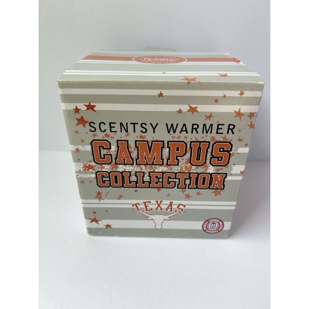 Scentsy University of Texas Longhorns Campus Collection Wax Warmer Full Size EUC - Picture 10 of 10